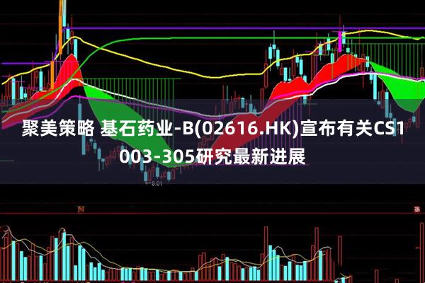 聚美策略 基石药业-B(02616.HK)宣布有关CS1003-305研究最新进展